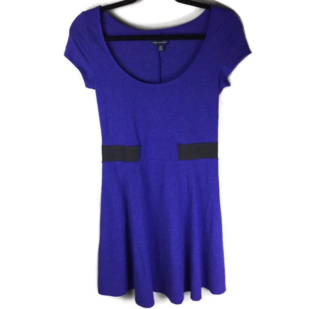 American Eagle Back Cutout Scoopneck Cap Sleeve Dress Size Small